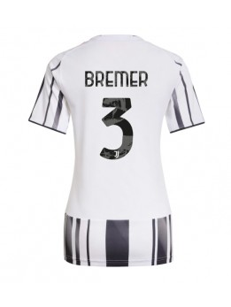 Juventus Gleison Bremer #3 Replika Hemmakläder Dam 2025-26 Kortärmad